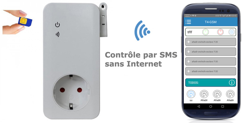▷Prise Intelligente T4-GSM