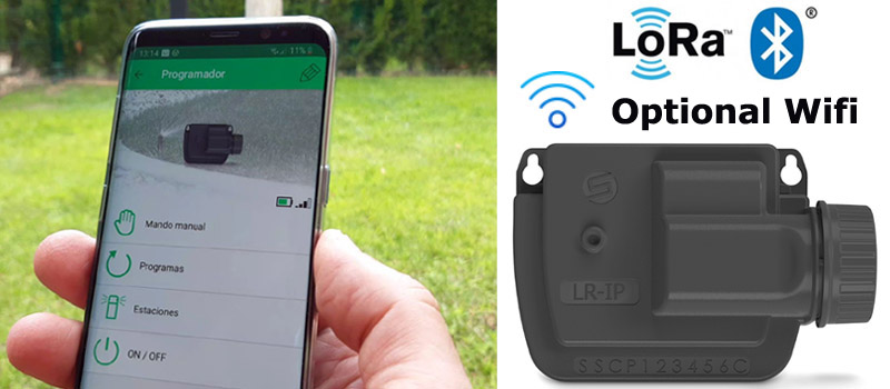 ▷Programador Riego Exterior Solem Wifi LR-IP Bluetooth / Lora